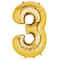 34" Gold Number Foil Balloon